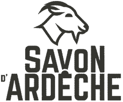 Logo Savon d’Ardèche, produits de soin au lait de chèvre fabriqués en Ardèche