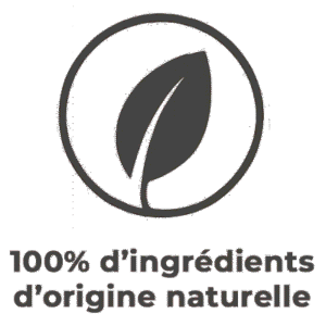 100% d'ingrédients d'origine naturelle