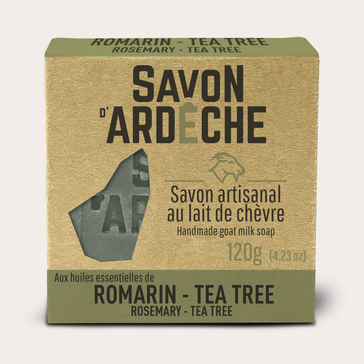 Savon d'Ardèche au Romarin et Tea Tree Bio