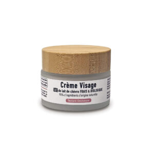 Crème Visage au Lait de Chèvre - Coton blanc
