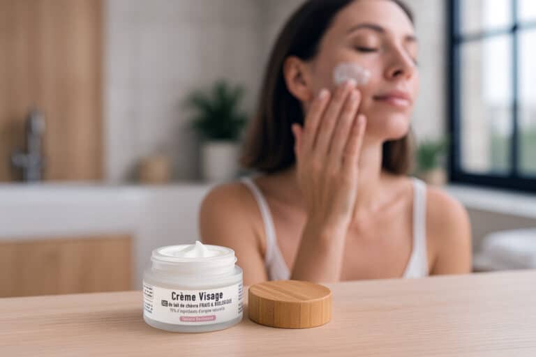Crème visage au lait de chèvre Savon d’Ardèche