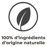100% d'ingrédients d'origine naturelle