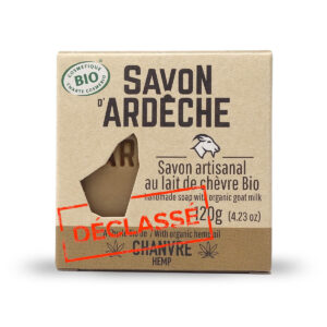 Savon bio doux surgras au lait de chèvre enrichi à l'huile de Chanvre