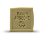 Savon bio doux surgras au lait de chèvre estampillé Savon d'Ardèche